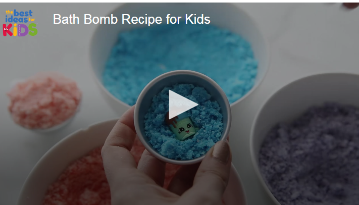 Ricetta bomba da bagno homdmade per bambini