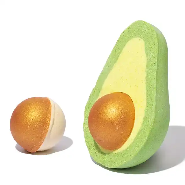 Etichetta privata della bomba da bagno di avocado