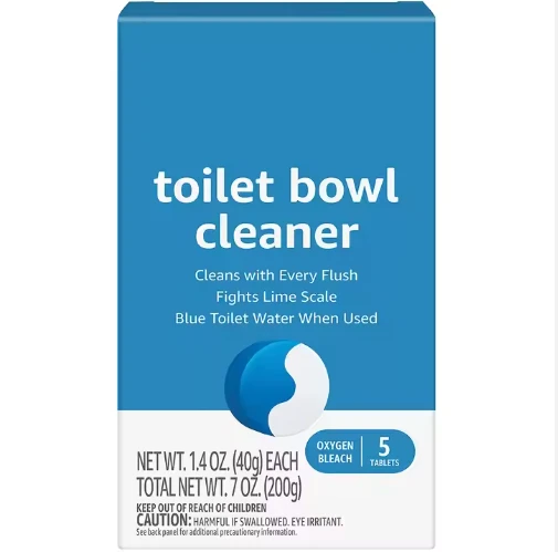 Pastiglie effervescenti detergenti per WC