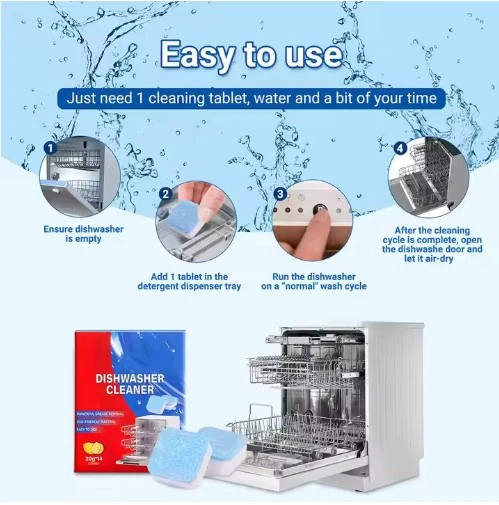 Eco Friendly Remove Odors Dishwasher Cleaner Tablets Eco Friendly Remove Odors Dishwasher Cleaner Tablets
