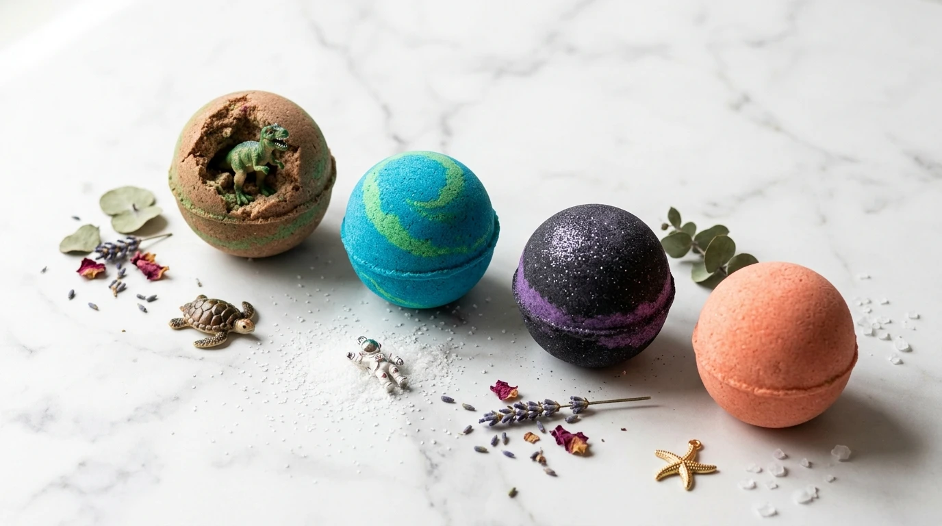 Different built-in toy bath balls Different built-in toy bath balls