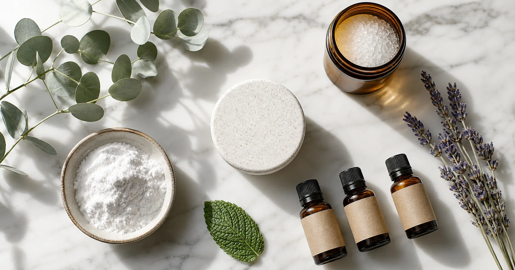  A shower steamer is usually made from baking soda, citric acid, and a blend of essential oils or fragrance.