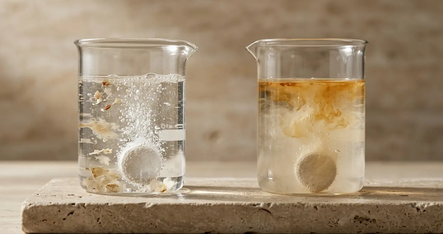 Visual Comparison of Degreasing and Oil Removal