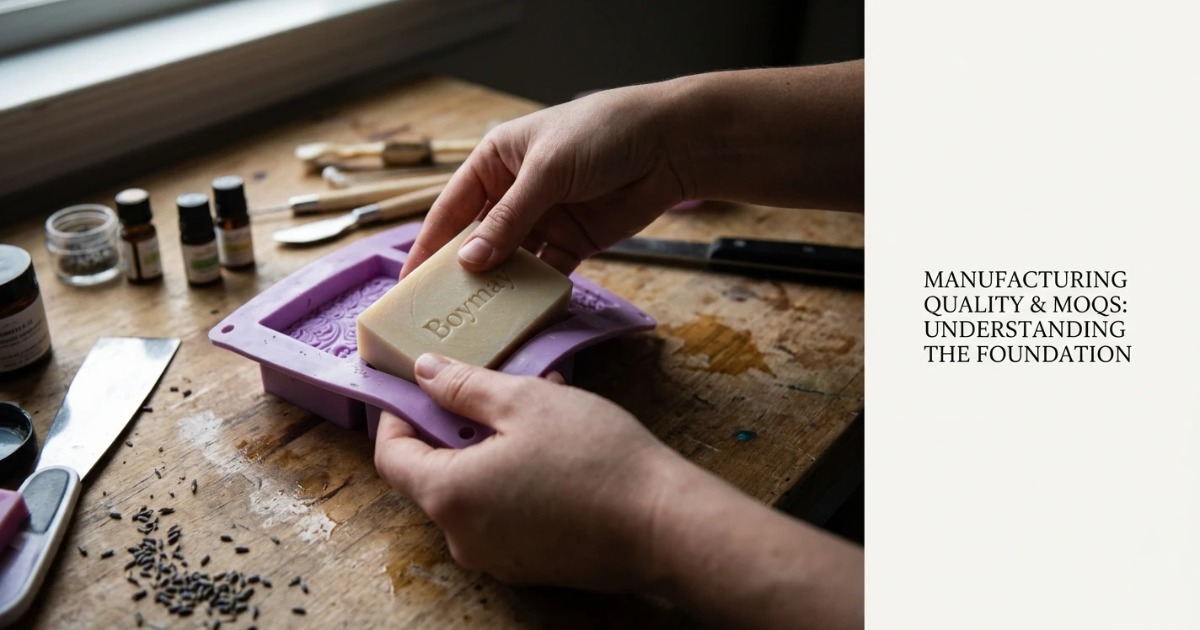 MOQ in Handmade Soap Manufacturing