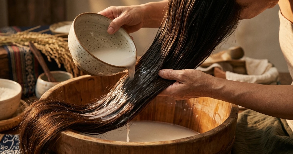 Traditional hair washing methods Traditional hair washing methods