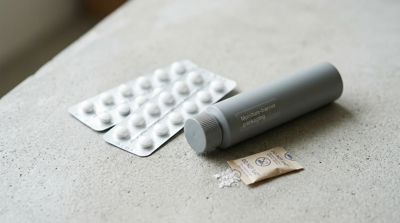 Add desiccant