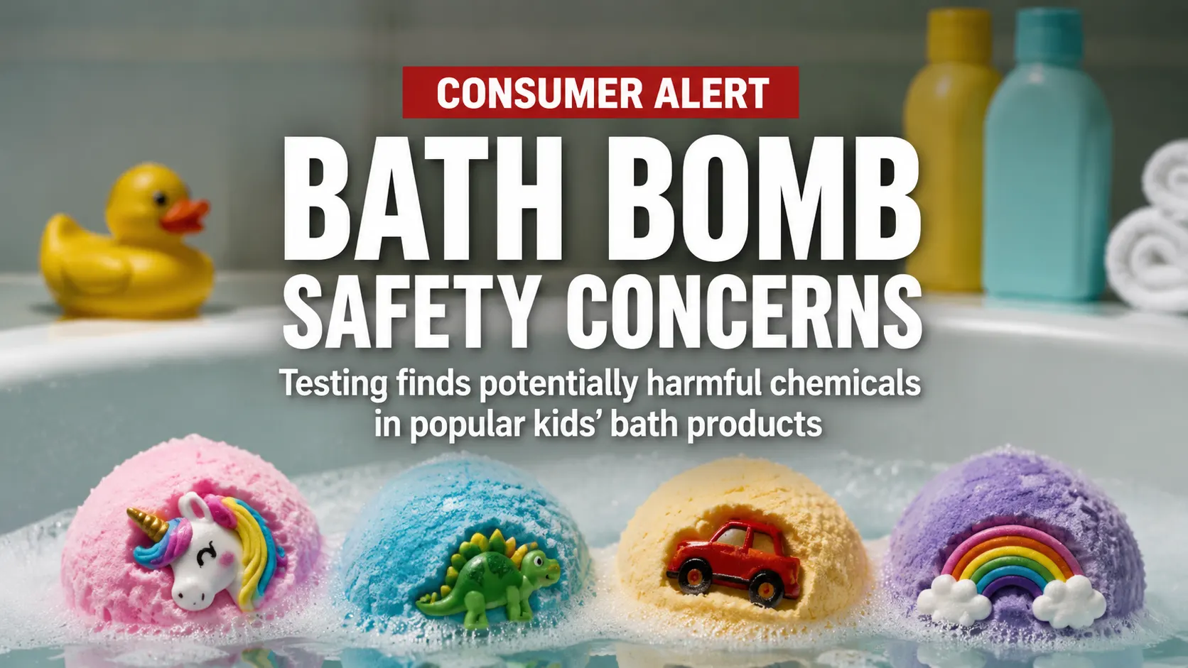 Le bombe da bagno sono sicure per i bambini?