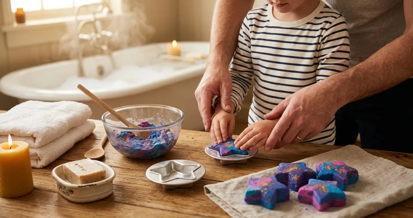 Bombe da bagno fatte in casa per bambini: una bomba da bagno divertente e sicura che piacerà a tutta la famiglia