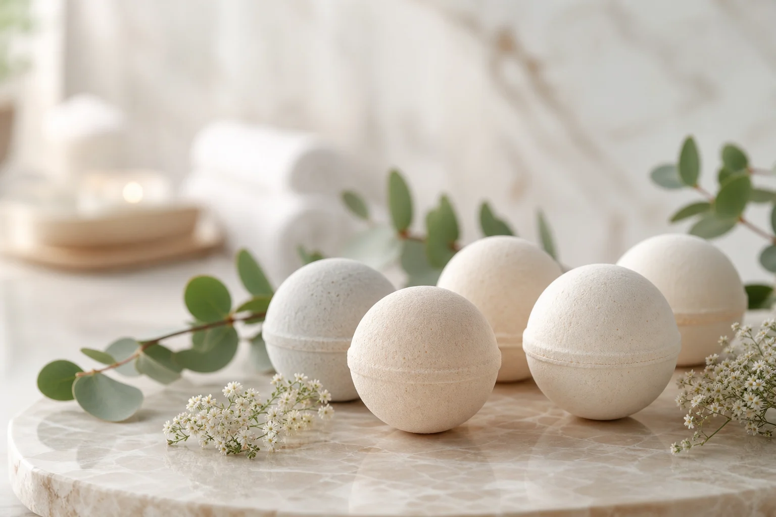 Bombe da bagno senza profumo per pelli sensibili