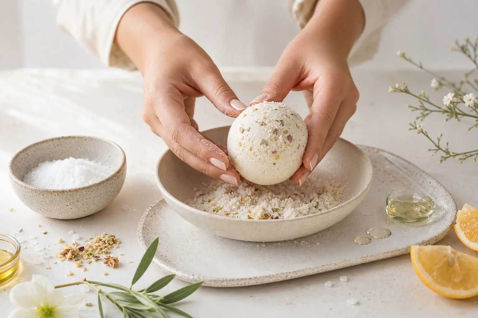 Finalmente ho trovato la ricetta perfetta per bombe da bagno naturali