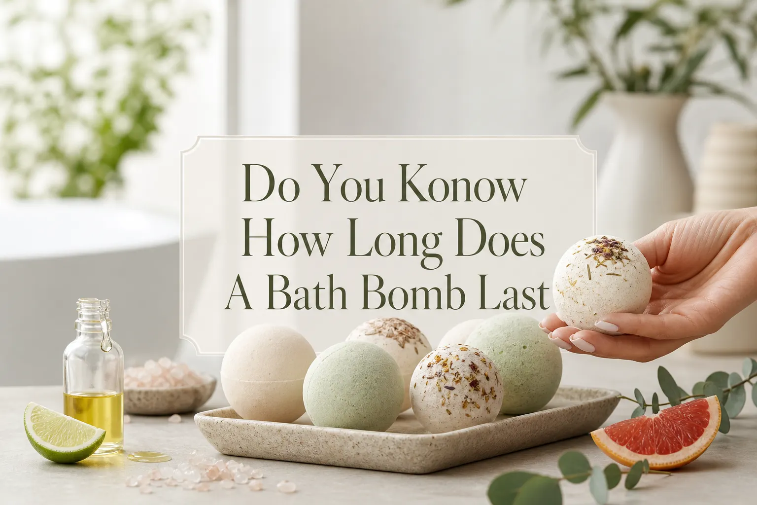 Sai quanto dura una bath bomb