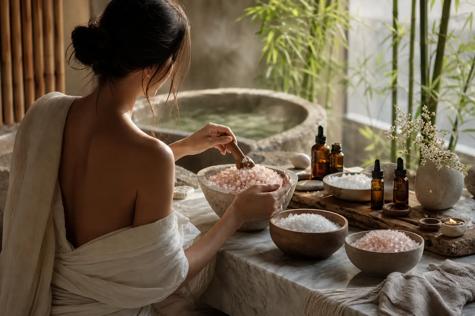 La tua cucina probabilmente ha tutto ciò che ti serve per un lussuoso bagno rilassante