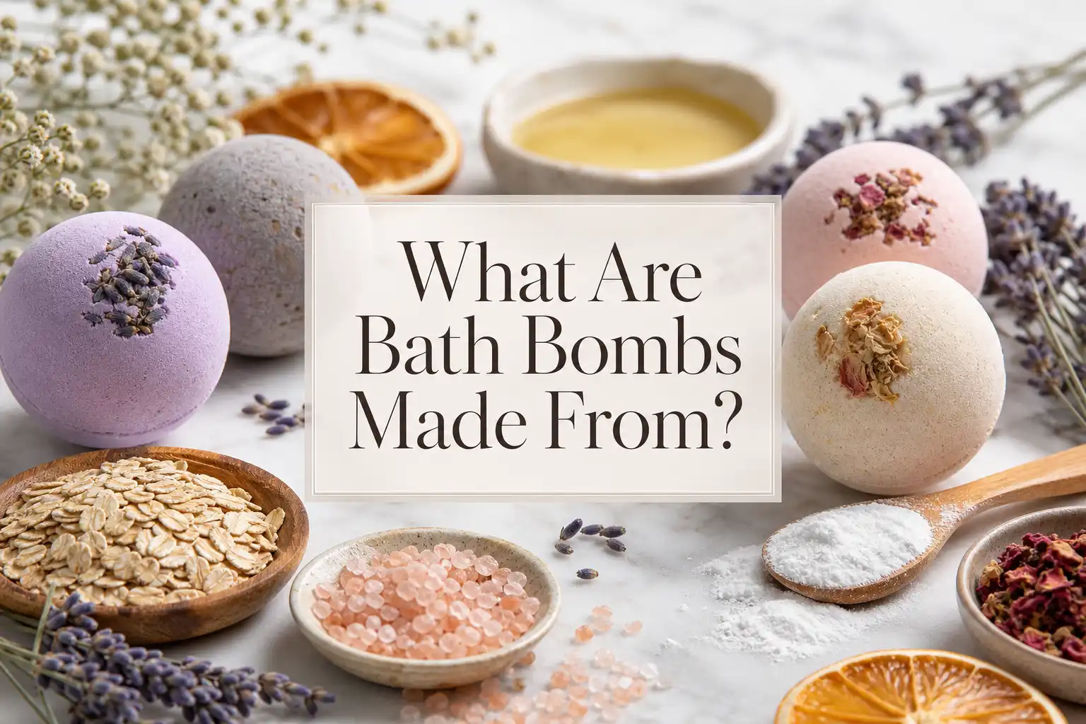 Di cosa sono fatte davvero le bombe da bagno?