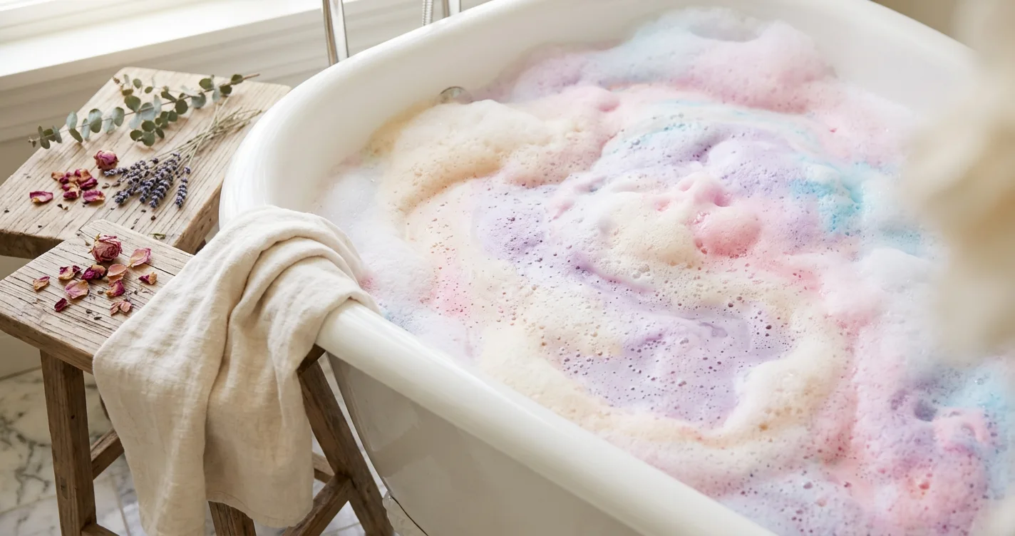 Le bombe da bagno colorate macchiano la vasca?