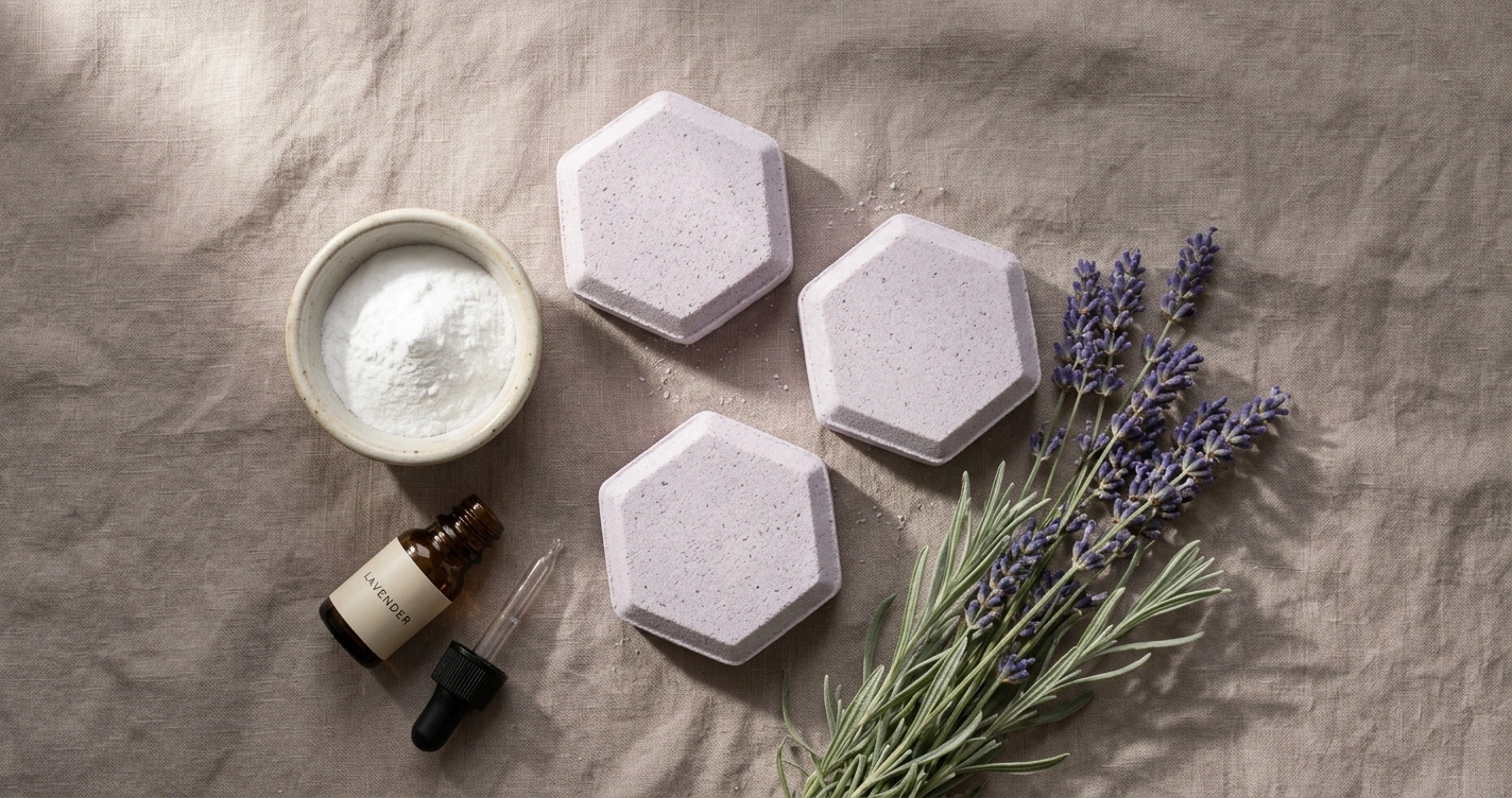 Come realizzare pastiglie effervescenti alla lavanda per la doccia?