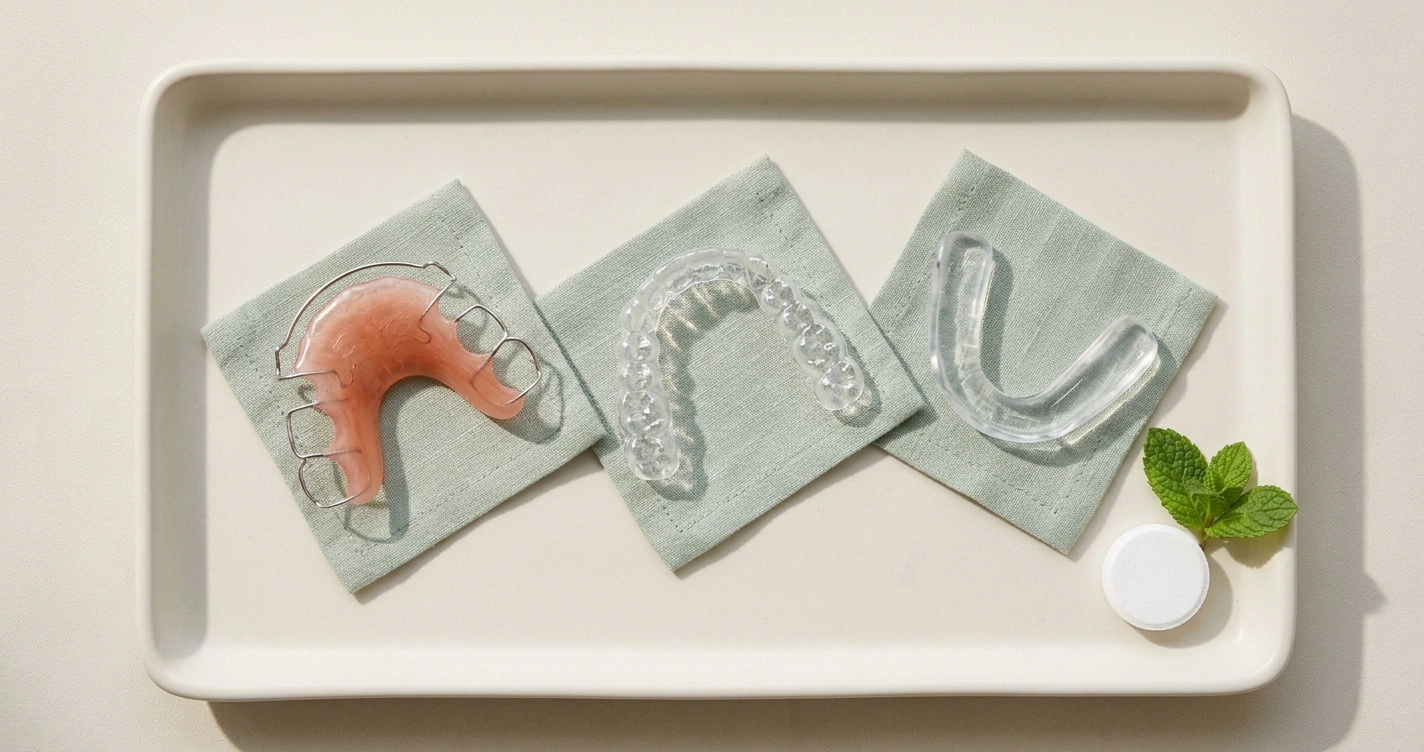 Come usare le compresse detergenti per dentiere sui retainer
