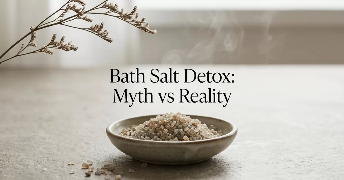 Detox con sali da bagno: mito vs realtà — cosa dice davvero la scienza