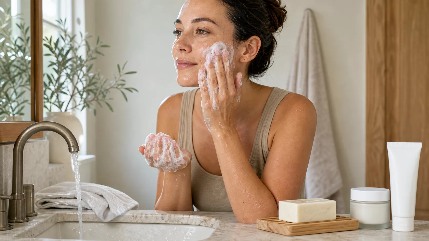 Si può usare il sapone al latte di capra sul viso?