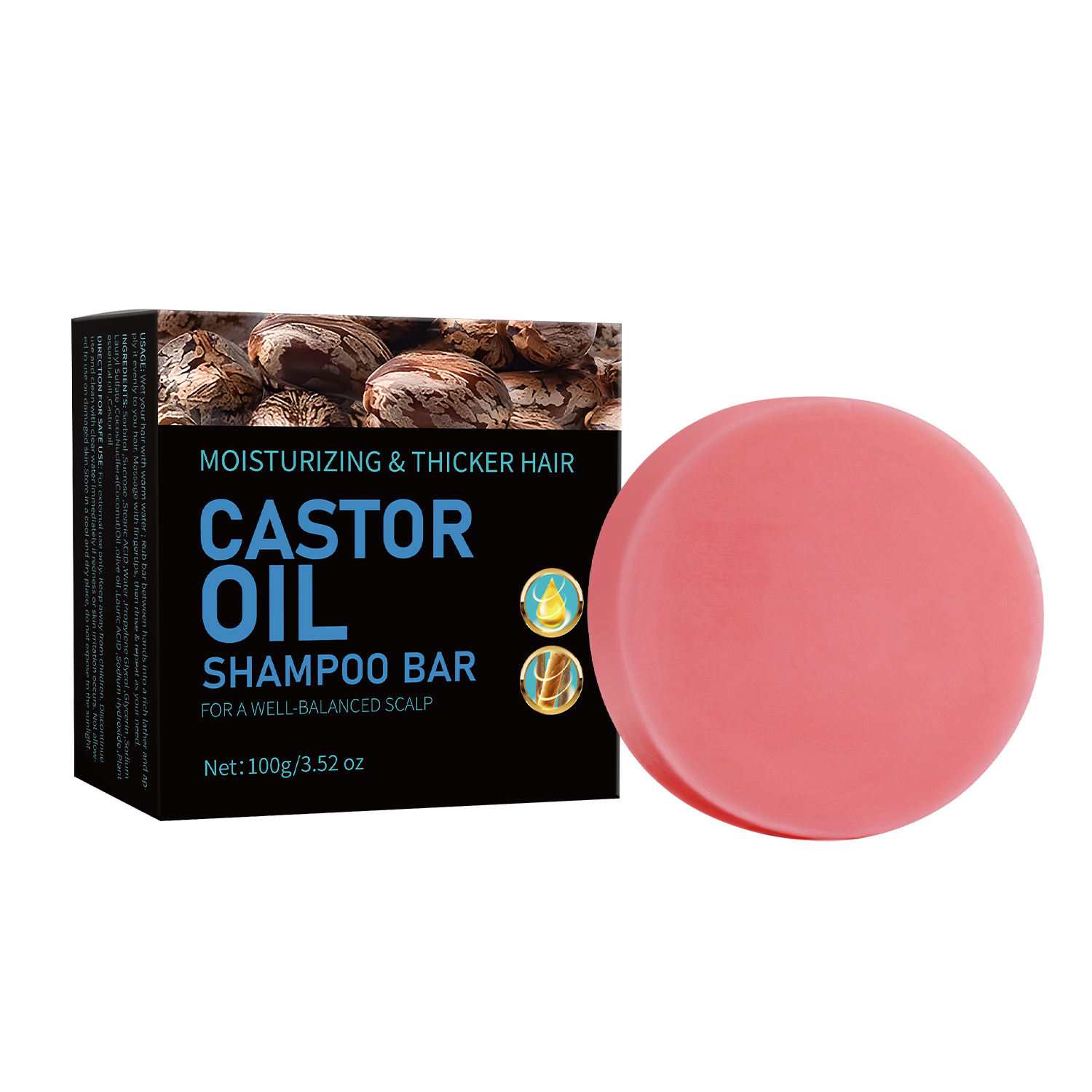 Castor Oil Shampoo Bar