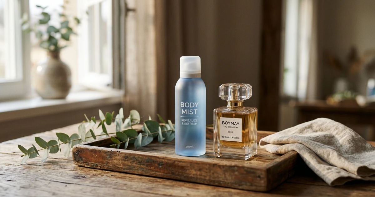 Qual è la differenza tra spray per il corpo e profumo?