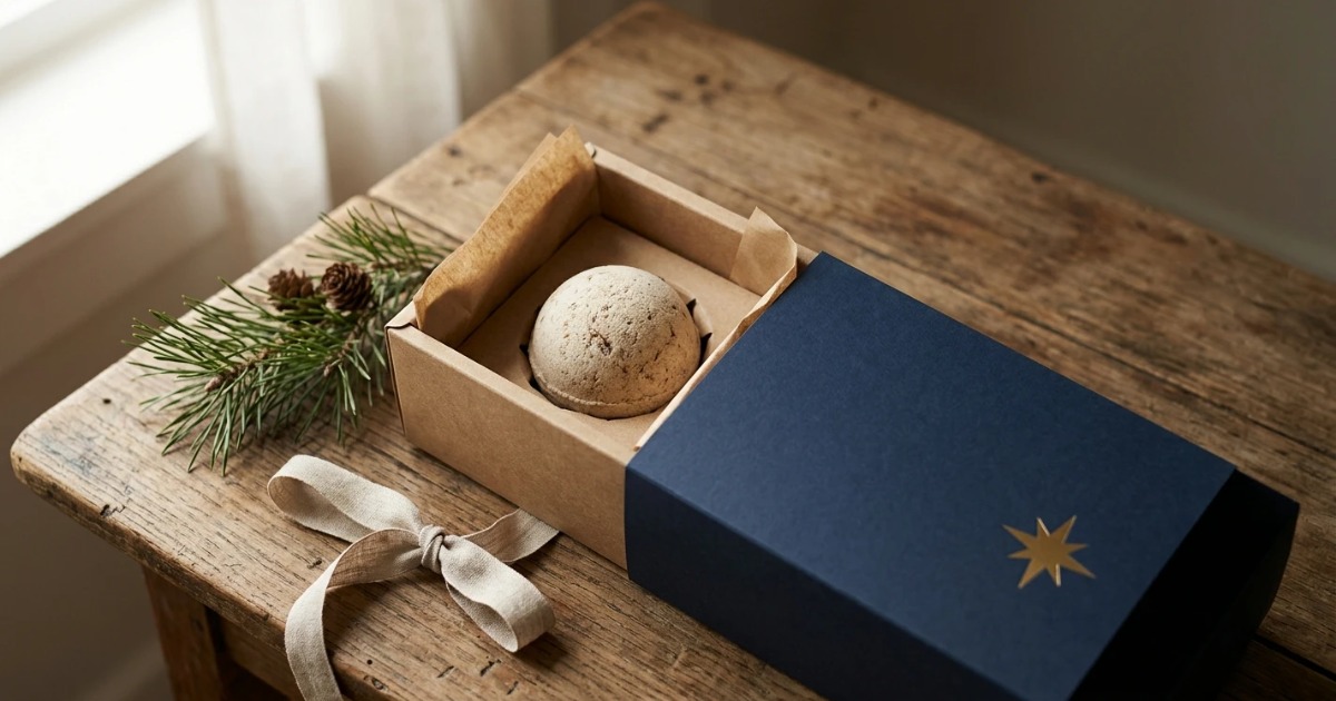 Come personalizzare il packaging delle bombe da bagno natalizie: guida completa