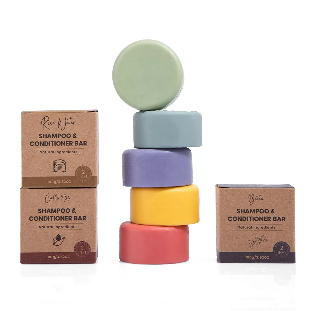 Saponetta solida shampoo artigianale alle erbe vegana OEM
