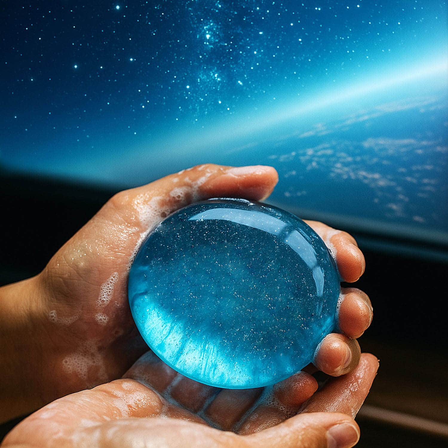 Sapone artigianale Galaxy Cielo Stellato a marchio privato - Image 2