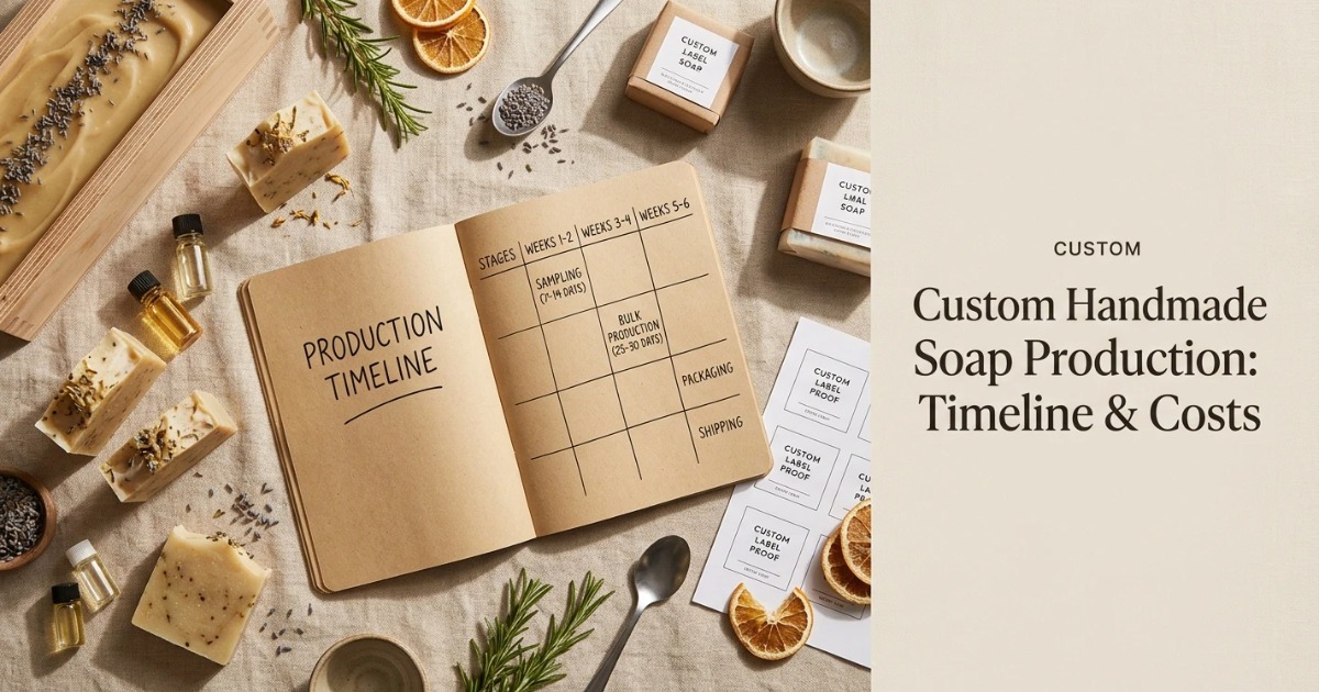 Produzione di saponi artigianali personalizzati: tempistiche e costi