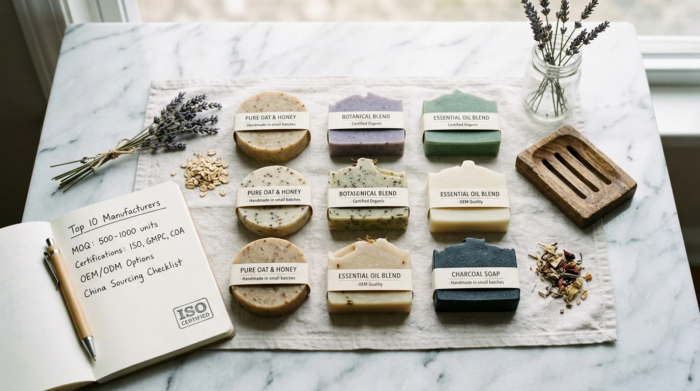 I 10 migliori produttori di sapone artigianale sfuso in Cina 2026