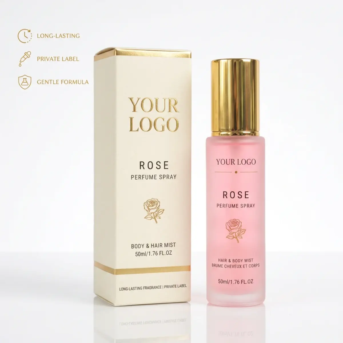 Private Label Long-Lasting Fragrance Body Spray