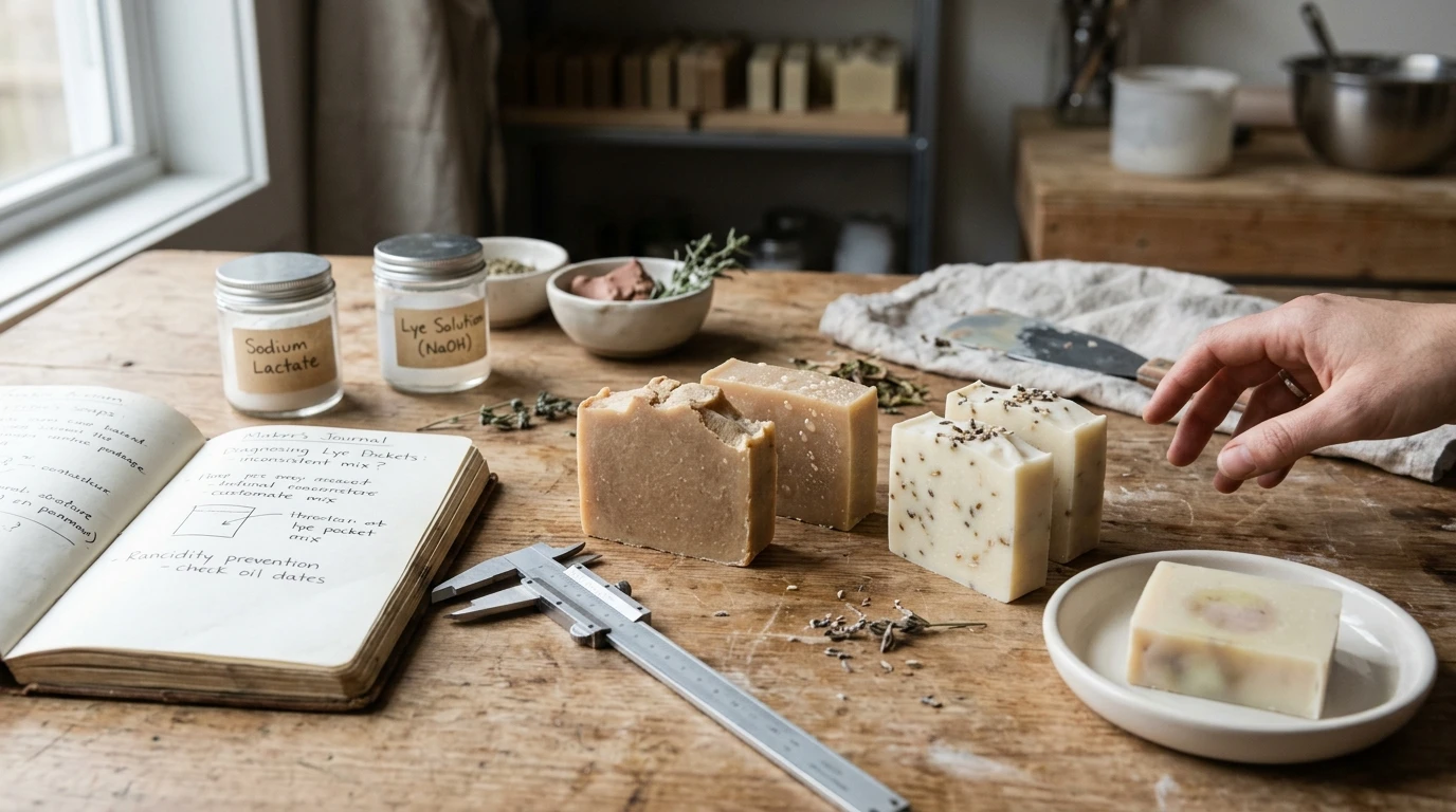 Problemi del sapone artigianale: cause e soluzioni efficaci